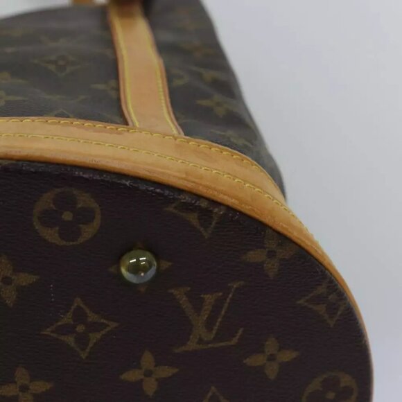 LOUIS VUITTON Monogram Bucket GM Shoulder Bag M42236 LV Auth 75082 - Picture 8 of 12